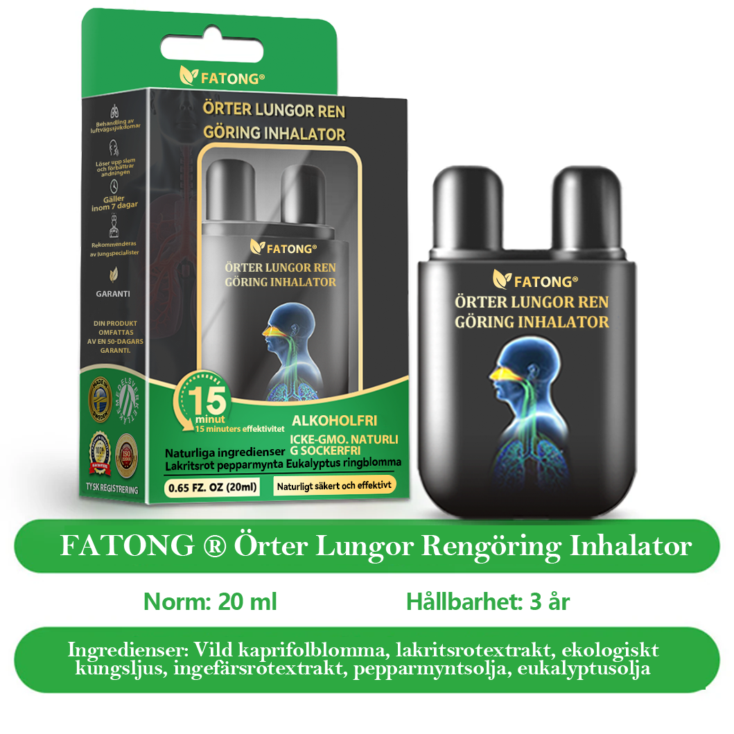 đ«â
Officiell butik: FATONGÂź Ărter Lungor Rengöring Inhalator (đđ Hosta, vĂ€sande andning, andnöd, slem, tĂ€ppt nĂ€sa, bronkit, bronkit, allergisymtom, lungbesvĂ€rđ)