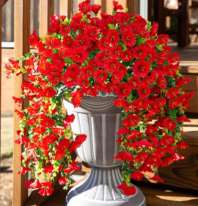 🎄 Julens finaste dekoration · 🌸 Blommande konstgjorda petunior utan skötsel