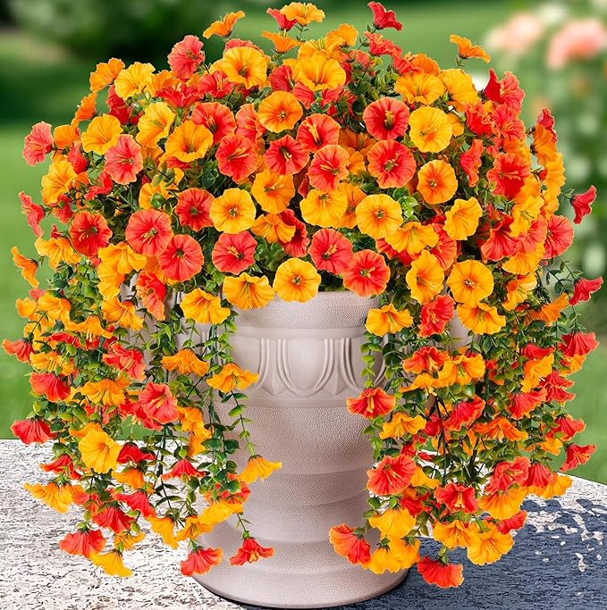 🎄 Julens finaste dekoration · 🌸 Blommande konstgjorda petunior utan skötsel