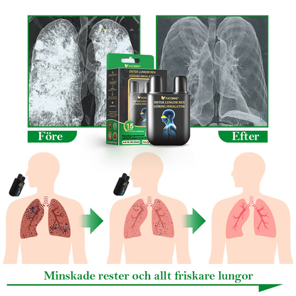 🫁🍃Officiell butik: FATONG® Örter Lungor Rengöring Inhalator (🍃💝 Hosta, väsande andning, andnöd, slem, täppt näsa, bronkit, bronkit, allergisymtom, lungbesvär💝)