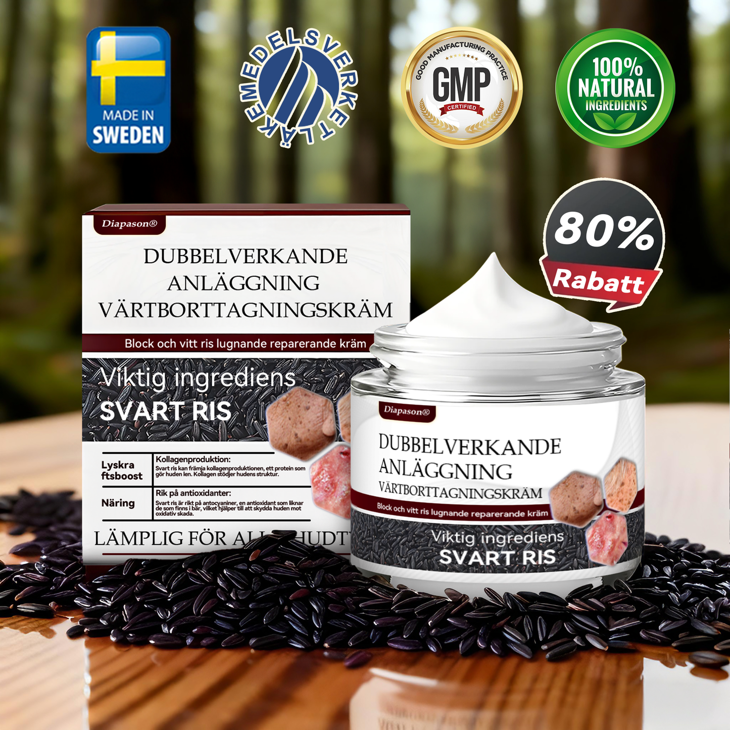 ✅【Officiell butik】🐼𝐃𝐢𝐚𝐩𝐚𝐬𝐨𝐧®𝐃𝐮𝐛𝐛𝐞𝐥𝐯𝐞𝐫𝐤𝐚𝐧𝐝𝐞 𝐀𝐧𝐥ä𝐠𝐠𝐧𝐢𝐧𝐠 𝐕å𝐫𝐭𝐛𝐨𝐫𝐭𝐭𝐚𝐠𝐧𝐢𝐧𝐠𝐬𝐤𝐫ä𝐦 👩‍⚕️(Effektiv för att ta bort födelsemärken, vårtor, hudflikar, pigmentfläckar och andra hudproblem)