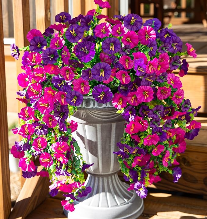 🎄 Julens finaste dekoration · 🌸 Blommande konstgjorda petunior utan skötsel