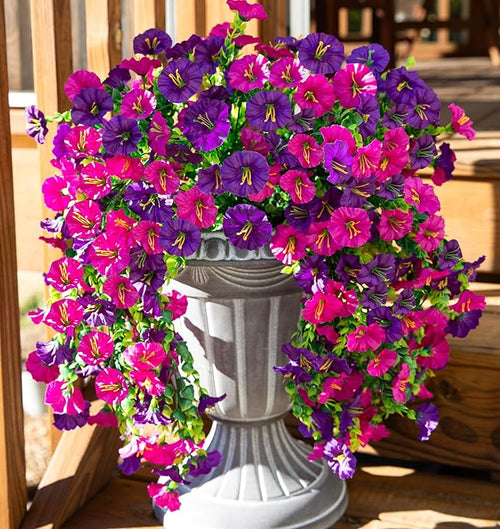 🎄 Julens finaste dekoration · 🌸 Blommande konstgjorda petunior utan skötsel